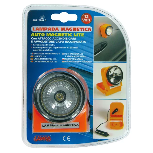 Lampa 12V-os autós mágneses lámpa