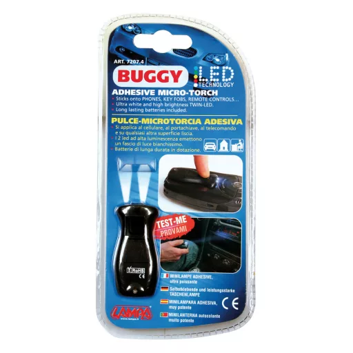 Lampa Buggy - Öntapadós Mikro LED-elemlámpa