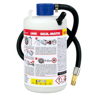   Lampa Sigil-Matic, defekt javító folyadék tömlő nélküli gumiabroncsokhoz, 600 ml