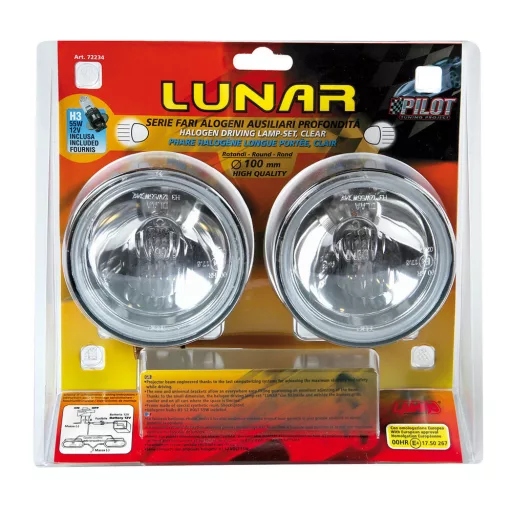 Lampa Ködlámpa, Lunar, Fehér, Párban, Szúró, H3