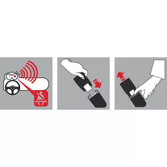 Lampa Biztonsági öv, Csat, Hangjelzés blokkolás