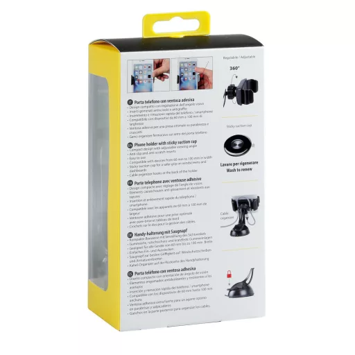 Lampa Snap Fin, Telefontartó, Tapadókorongos
