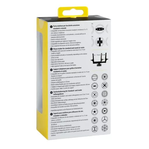 Lampa Snap Vent Pro, Telefontartó, Szellőzőrácsra