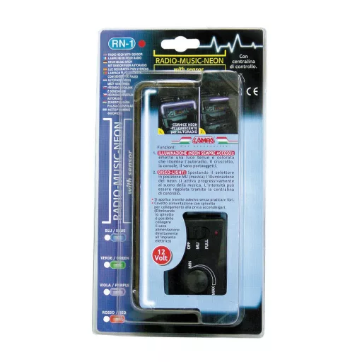 Lampa Radio-Music, Belsővilágítás Rádióhoz, Kék