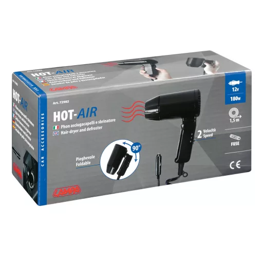 Lampa Hajszárító, 12V 180W