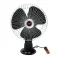 Lampa Króm, Oszcilláló Ventilátor, 24V, 15cm