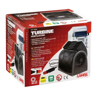 Lampa, Turbine,  Ventilátor, 2 sebességes, 24V