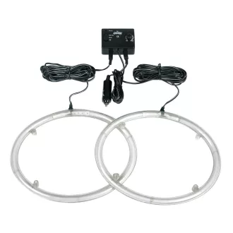   Lampa NR1523 - Neon Ovál Gyűrű Hangszóróhoz - 15x23 - Kék - 12V