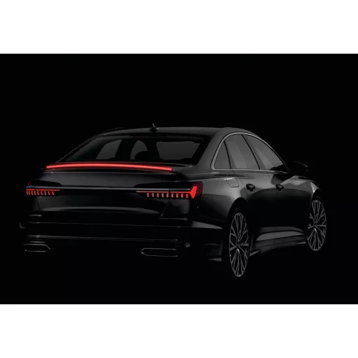 Lampa Karbon Mintájú Hátsó Spoiler Led Világítással 120cm 12V