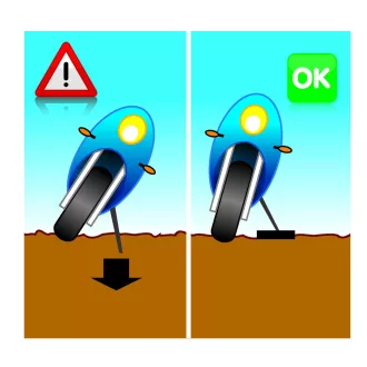 Lampa Stand-Mate, Motorkerékpár Kitámasztó Talp