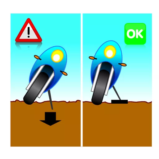 Lampa Stand-Mate, Motorkerékpár Kitámasztó Talp