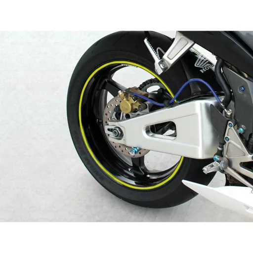 Lampa fényvisszaverő dekorációs csík motorkerékpár felnire - piros