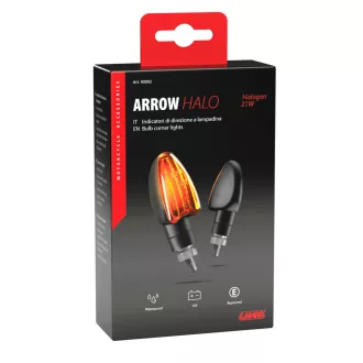 Lampa, Motoros Index, Arrow, H21W, Pár, Fekete
