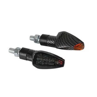 Lampa Motoros Index, Tuareg, LED, Pár, Karbon
