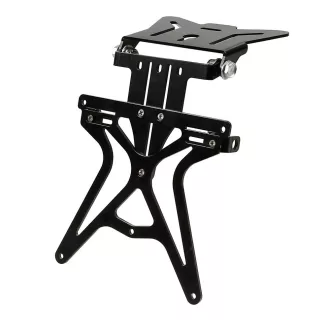 Lampa Motor Rendszámtartó, Aero-X, Alu, Fekete