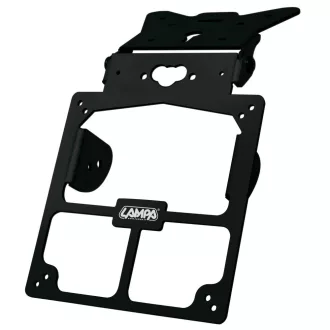 Lampa Motor Rendszámtartó, Xtreme, Alu, Fekete