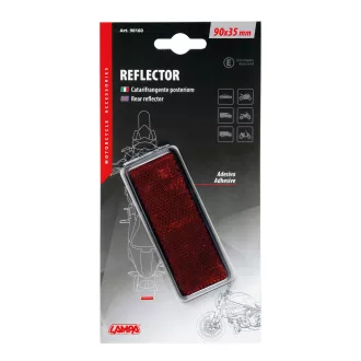 Lampa Fényvisszaverő Prizma Motorra - Piros