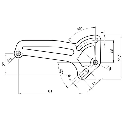 Lampa Oldalsó rendszámtábla tartó Minarelli motoros robogókhoz