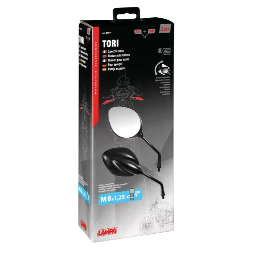 Lampa Tükör Motorra, Tori, Pár, M8