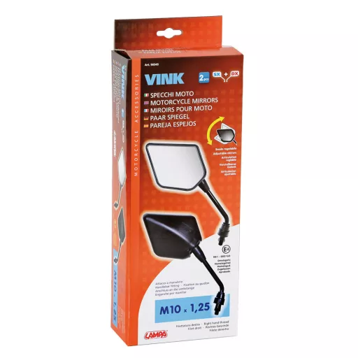 Lampa Tükör Motorra, Vink, Pár, M10