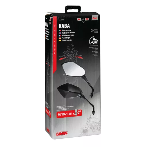 Lampa Tükör Motorra, Kaba, Pár, M10