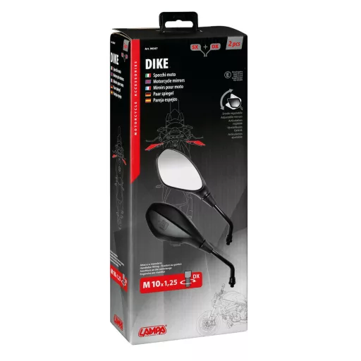 Lampa Tükör Motorra, Dike, Pár, M10