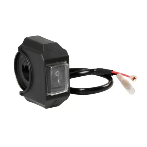 Lampa, Kapcsoló Kerékpár és Motor Kormányra, Vízálló, 12V 6A