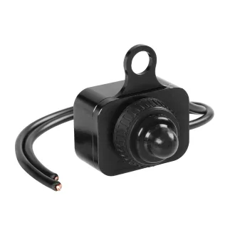 Lampa Kapcsoló, Vízálló, Fekete, 12V