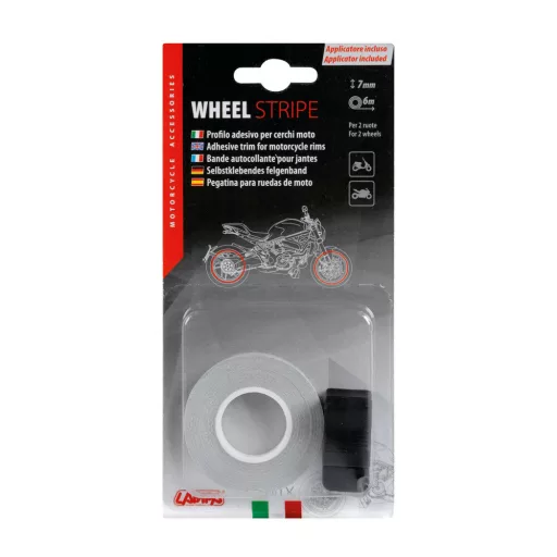 Lampa Wheel Stripe Fényvisszaverő, Öntapadó Szalag Keréktárcsákhoz - Fehér  7MMX6M