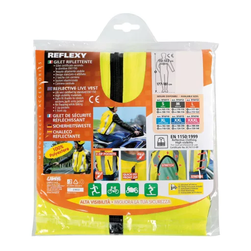Lampa Reflexy - Láthatósági Mellény - Sárga - XXXL