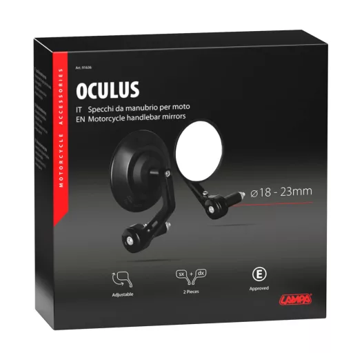 Lampa Oculus Tükör Pár Kormányvégbe 18-23mm