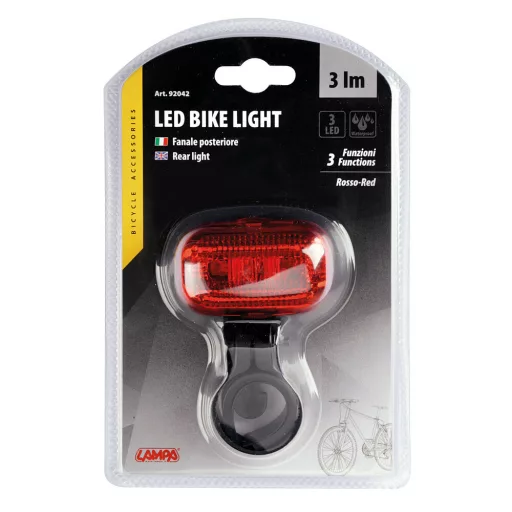 Lampa Kerékpár Villogó, Hátsó