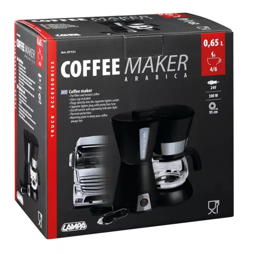 Lampa, Arabica, Kávéfőző, 24V, 300W, 0,65 L