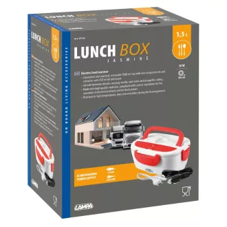   Lampa, Ételmelegítő, Lunch-Box, 1,5L 12/24/220V (Autós szivargyújtós ételmelegítő)