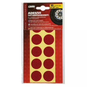 Lampa Fényvisszaverő Matrica, Piros