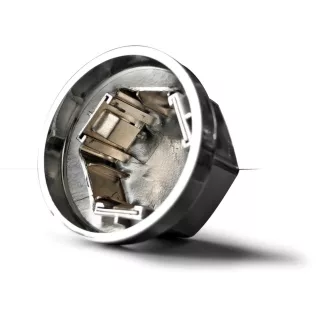 Lampa Kerékcsavar Kupak, 32-33mm, Króm, 10Db