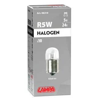 Lampa R5W Izzó, 5W 24V