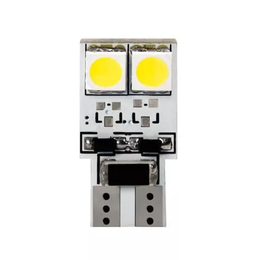 Lampa,  24V T10, (W5W) 4 SMD LED, fehér színű, pár