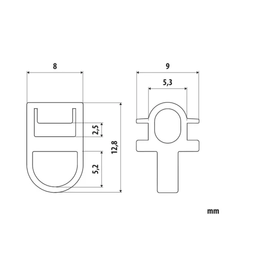 Lampa G-2, Függönytartó, Tehergépkocsiba, 25db