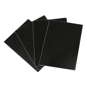 Lampa Ponyvajavító 4db-os Szett, 15x21cm, Fekete