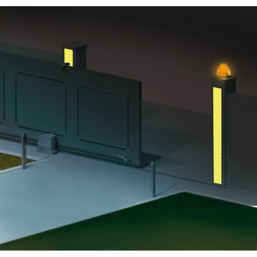 Lampa Fényvisszaverő Szalag, Sárga 100 x 5CM