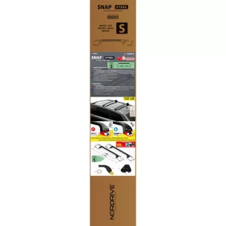 Nordrive, Snap-Steel "S" Teleszkópos Csomagtartó Pár - 80-111cm