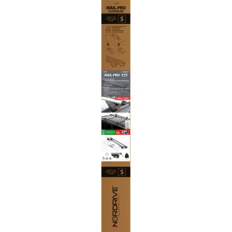   Nordrive Alumia Rail, komplett alumínium tetőcsomagtartó készlet - S - Evos RA 100cm