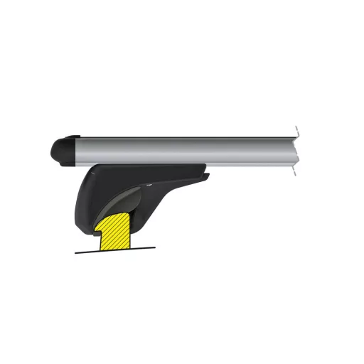 Nordrive, Alumia In-Rail, komplett alumínium tetőcsomagtartó készlet - M - Evos IA, 120cm
