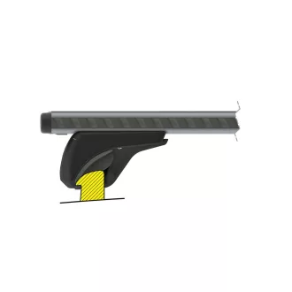 Nordrive Csomagtartó Silenzio In-Rail L Komplett 128cm