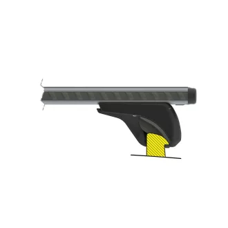 Nordrive Csomagtartó Silenzio In-Rail L Komplett 128cm