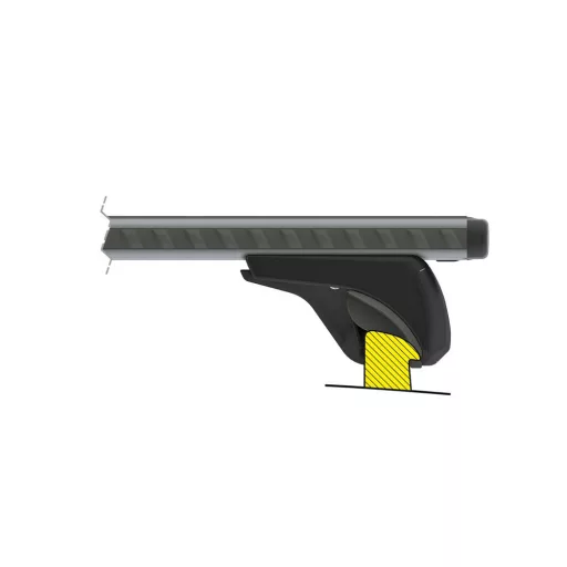 Nordrive Csomagtartó Silenzio In-Rail L Komplett 128cm