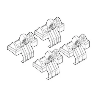Nordrive Fitting Kit 3 - Csomagtartó Talp Szett