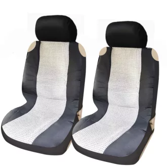   2db-os Vastag triko üléshuzat / fekete-fehér mintás 2015TT