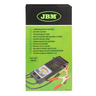 JBM Akkumulátor Teszter Analóg 6V-12V